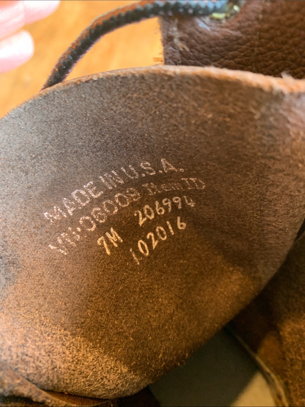 L.L. Bean Maine Hunting Two-Tone Tan and Dark Brown Boot Sole - Picture 16 of 16